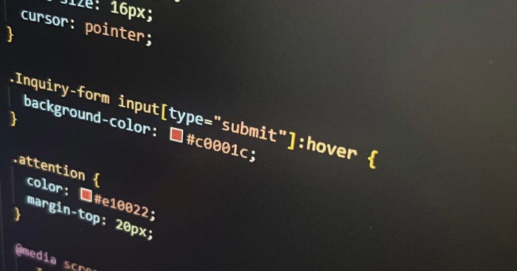 スタイルシート（CSS）テンプレート